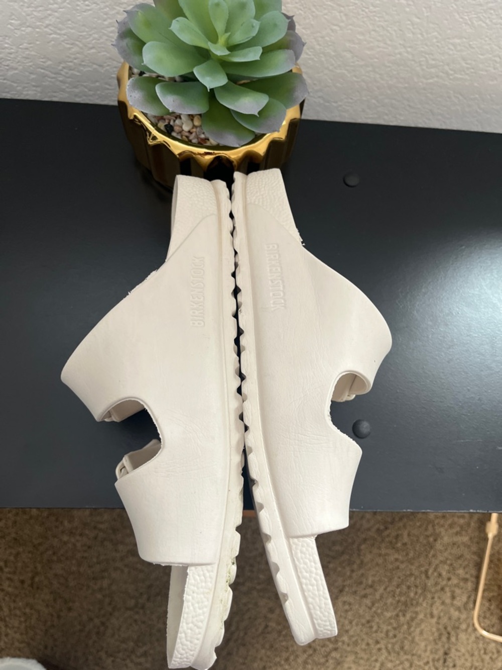 Birkenstock Arizona EVA Sandals in Off-White - Picture 2 of 8